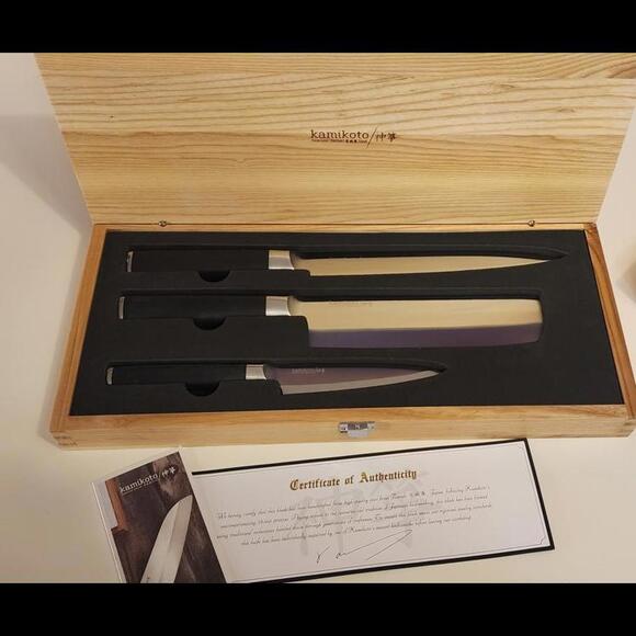 Kamikoto Premium Japanese Kanpeki Knife Set - with COA - Picture 2 of 7